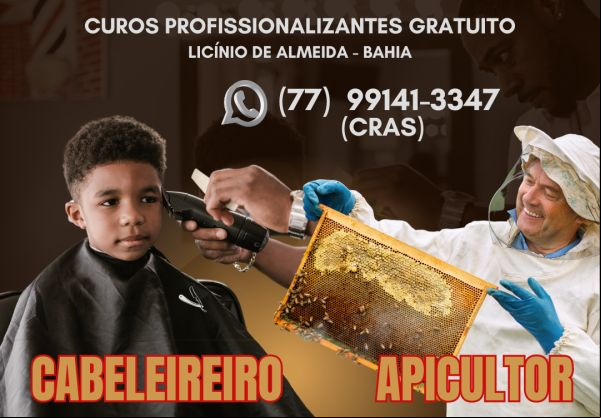 Governo do Estado e Prefeitura de Licínio de Almeida Oferecem Cursos Profissionalizantes Gratuitos.