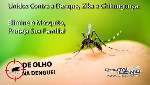 Todos em Combate à Dengue, Zika e Chikungunya.