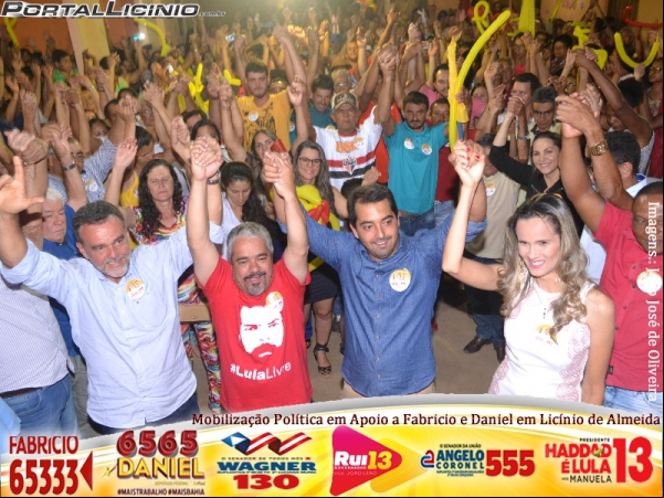 Deputado Fabrício Falcão Agradece ao Povo Liciniense Pelo Seus 3.817 Votos Conquistados Na Cidade