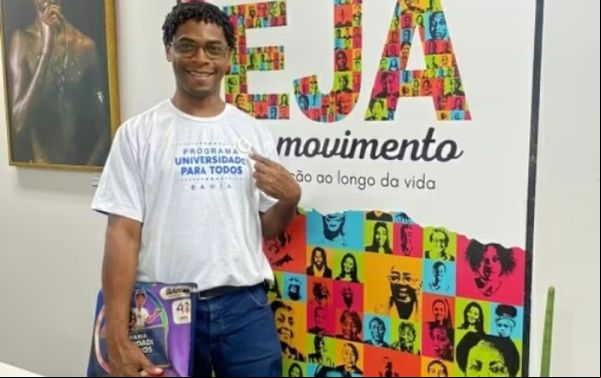 Estudante que estava em situação de rua é aprovado em universidade na Bahia: &#039;fiquei impressionado.