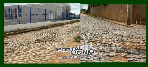 Licínio de Almeida: Moradores do Bairro Potosi Cobram Soluções Urgentes para Calçamento em Frente a